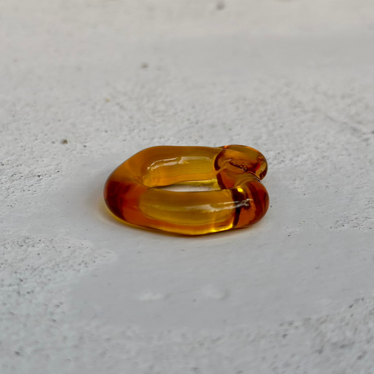 glass ring jewelry handmade