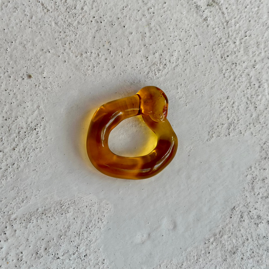 glass ring unisex jewlery